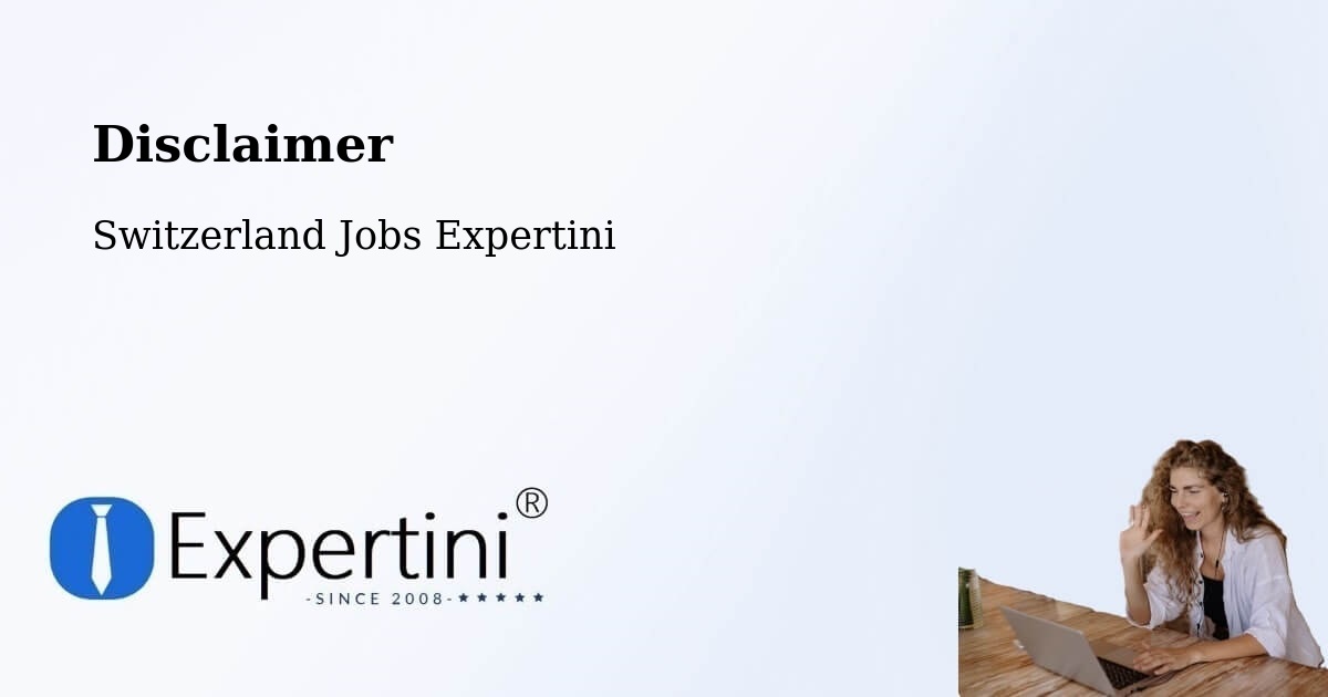 Disclaimer – Vuarrens - Switzerland Jobs Expertini