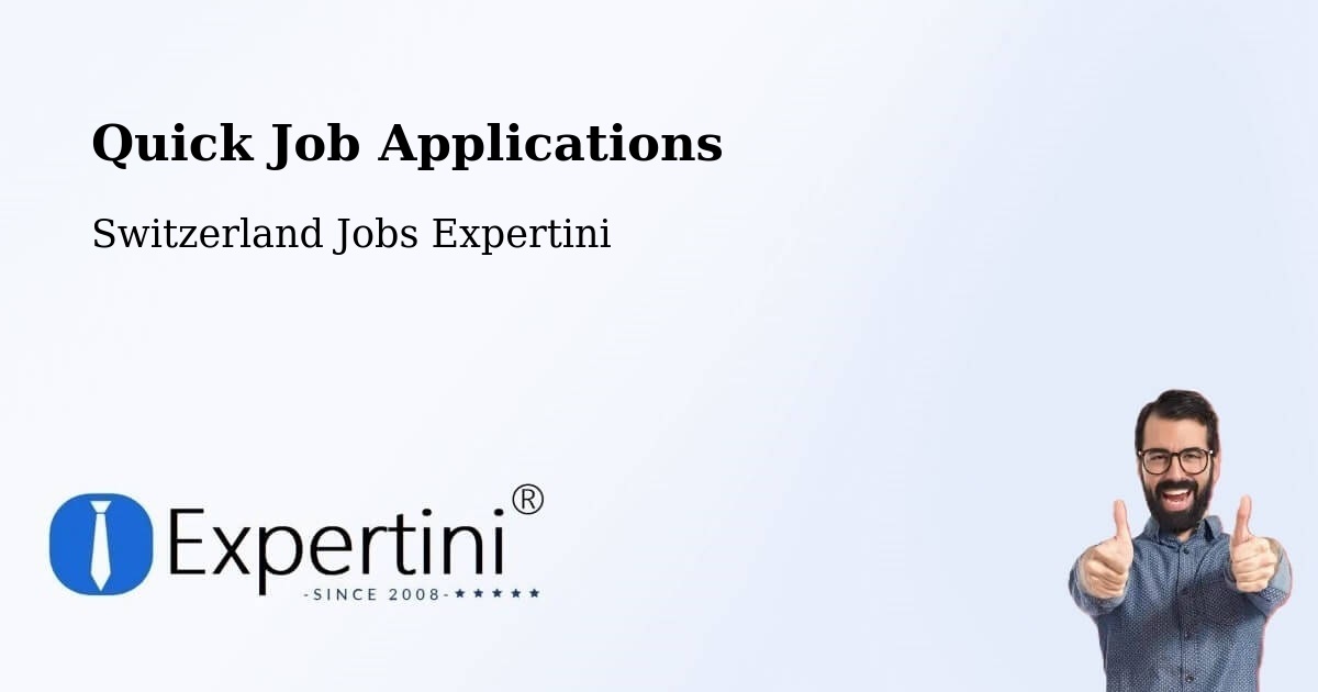 Quick Apply Feature – Vuarrens - Switzerland Jobs Expertini